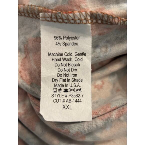 The ZigZag Stripe BOHO Cottagecore Festival Floral Wide Leg Flowy Pants 2XL - Picture 6 of 9